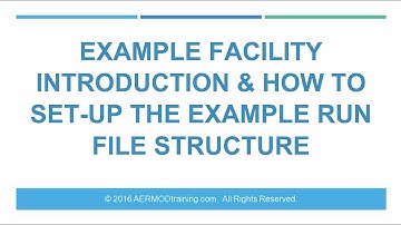 Example Run Intro & How To Set Up the File Structure | AERMOD Training