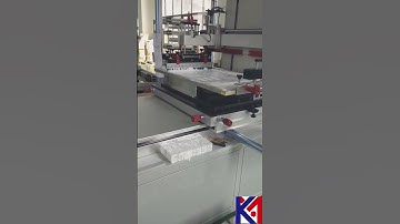 Electric flat screen printing machine for Battery(mobile worktable)