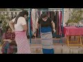 Learning how to  wear Thai long wrap skirt