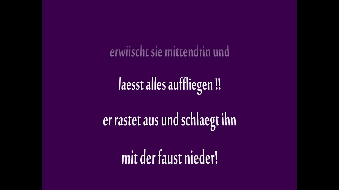 eine schrecklich traurige geschichte zum weinen und eine schrecklich traurige geschichte zum weinen und