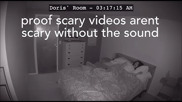 proof scary videos are only scary because of the sound @LifeofLuxury