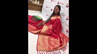 Zari Banarasi Silk Saree जर बनरस सलक सड Product Code 1133