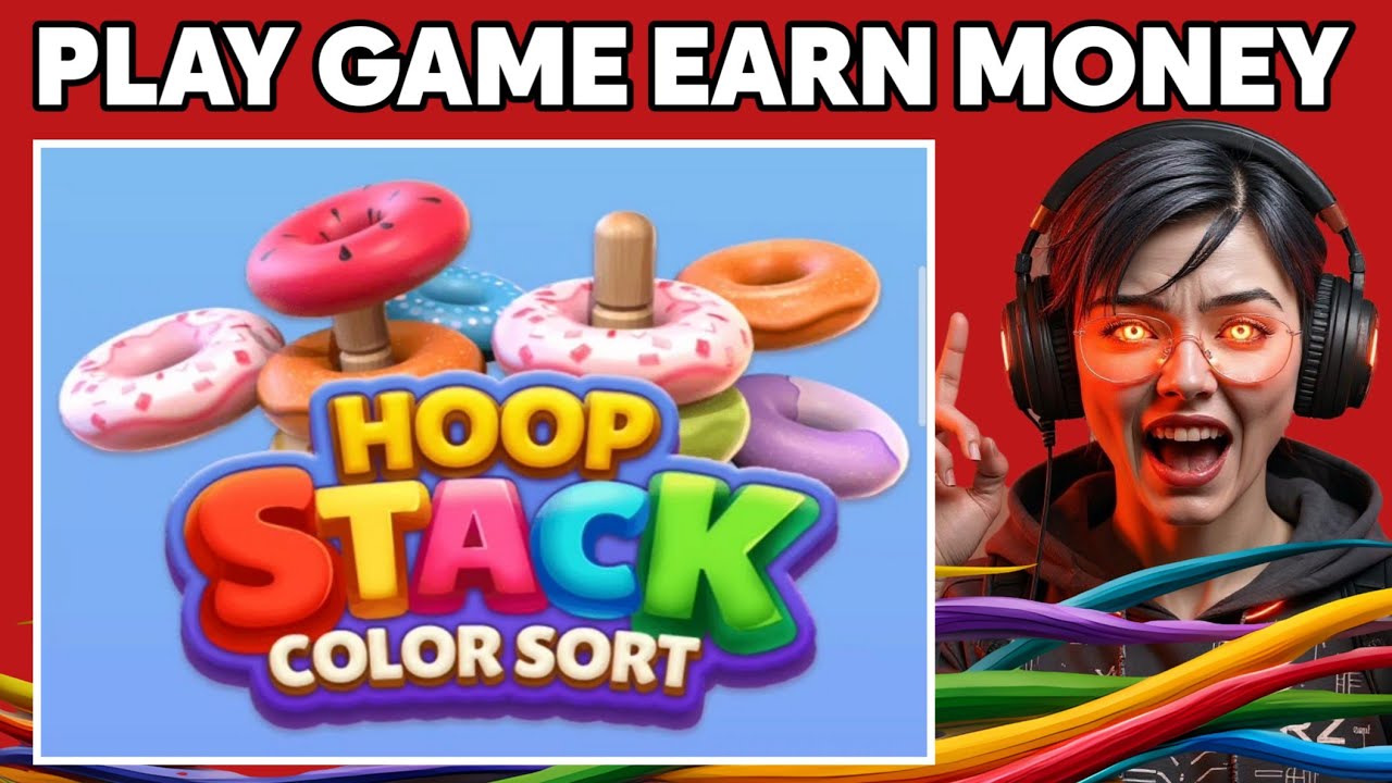 Play Game & Earn Money | Hoop Stack Game Strategy Explained 💰🎮