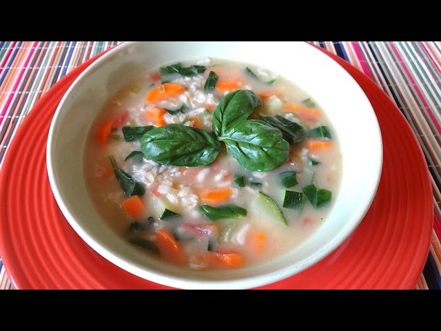 Sopa de Avena con Vegetales | Mi Cocina Rápida - Karen