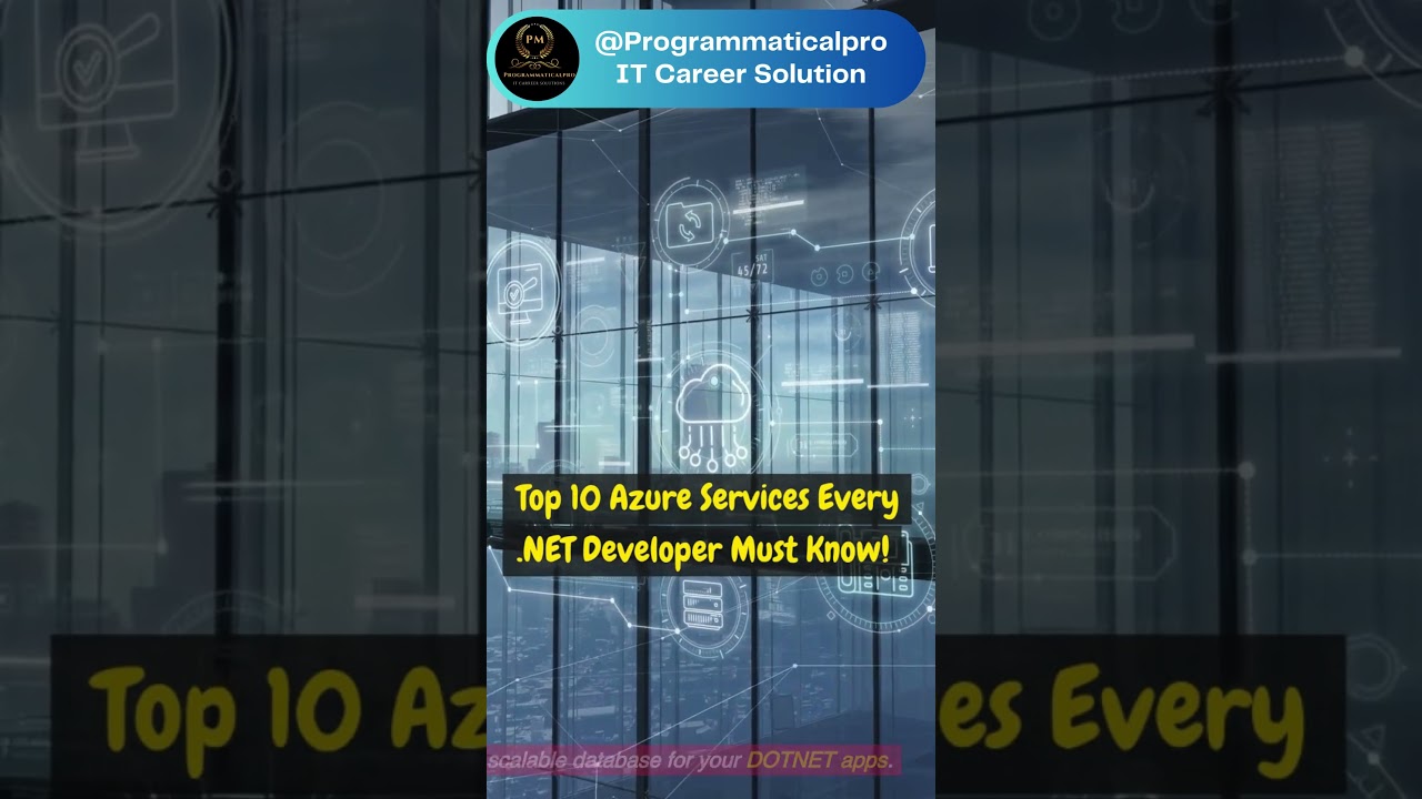 Top 10 Azure Services Every .NET Developer Should Know 🚀 