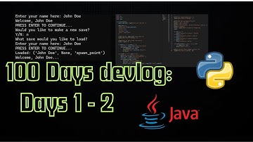 Programming for 100 days to gain game development experience || Days 1-2 || Pilot Episode