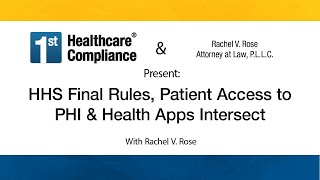 HHS Final Rules Patient Access to PHI & Health Apps Intersect screenshot 1