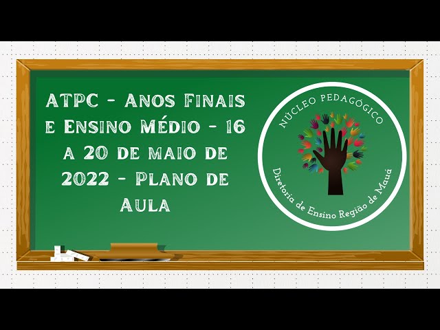 Plano de Aula Maio