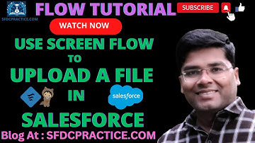 Use Screen Flow to Upload Files || Lightning Flow in Salesforce