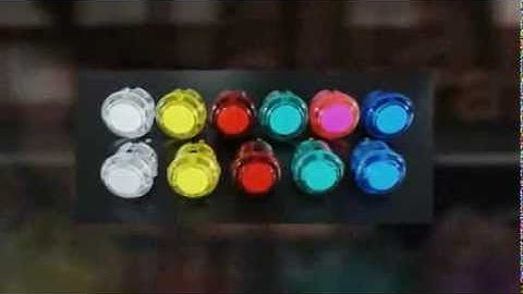 KDIT 24MM Colourful transparent button with SANWA SW-68 Micro Switch