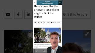 Florida may be changing property taxes.🏡