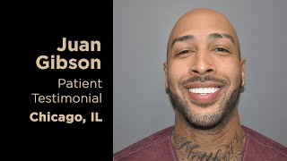 Juan from Chicago can smile as big as he can thanks to DENTAL IMPLANTS from NEW TEETH NOW!