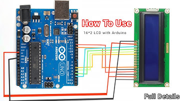 How To Use 16*2 LCD Display Using Arduino Without i2c, Notice Board Arduino Projects