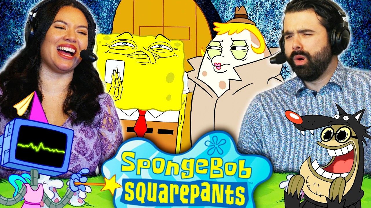 We Watched SPONGEBOB SEASON 13 EPISODE 7 & 8 For the FIRST TIME! SEA-MAN SPONGE HATERS CLUB