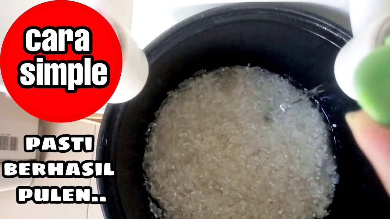 Cara Masak Nasi Pakai Rice Cooker Youtube