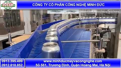 Dây chuyền sản xuất nước ngọt đóng lon chính xác