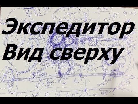 Экспедитор в грузоперевозках. Вид сверху. Схема работы.