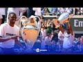 Ousmane Dembele Brings Out PSG'S Champions League Trophy at Roland-Garros! 🏆🇫🇷