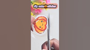 ✨🎃Make your own stickers #diy #shortsfeed #sticker