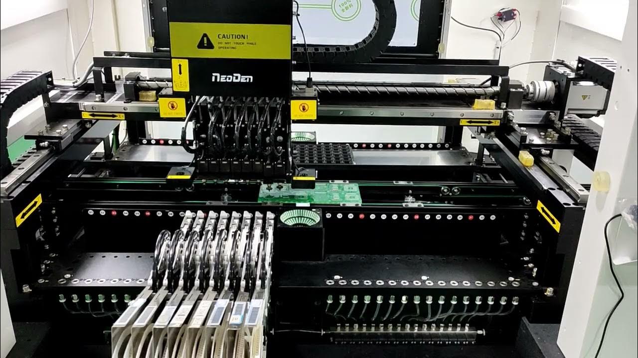 LED Placement by N10 pick and place machine - YouTube