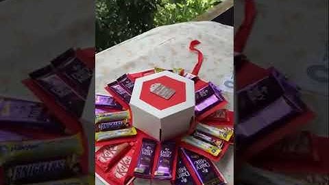 Hexagon Explosion box #shorts#shortsvideo#gift#giftbox#giftideas#shortsvideo#gift#shorts#anniversary