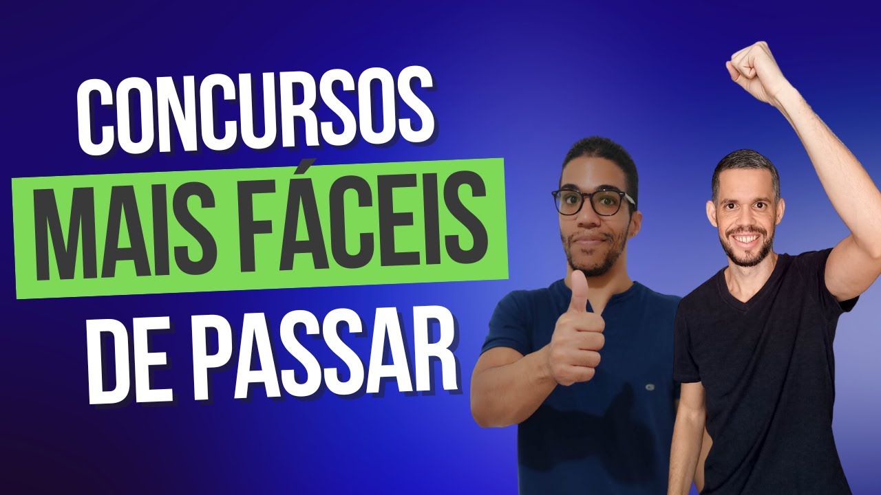Concursos Públicos Mais Fáceis de Passar | Mente de Concurseiro - YouTube