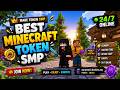 Best Free Public TOKEN SMP Server Minecraft 🔥 | 24/7 Online | Java + Bedrock | Cracked Join Now