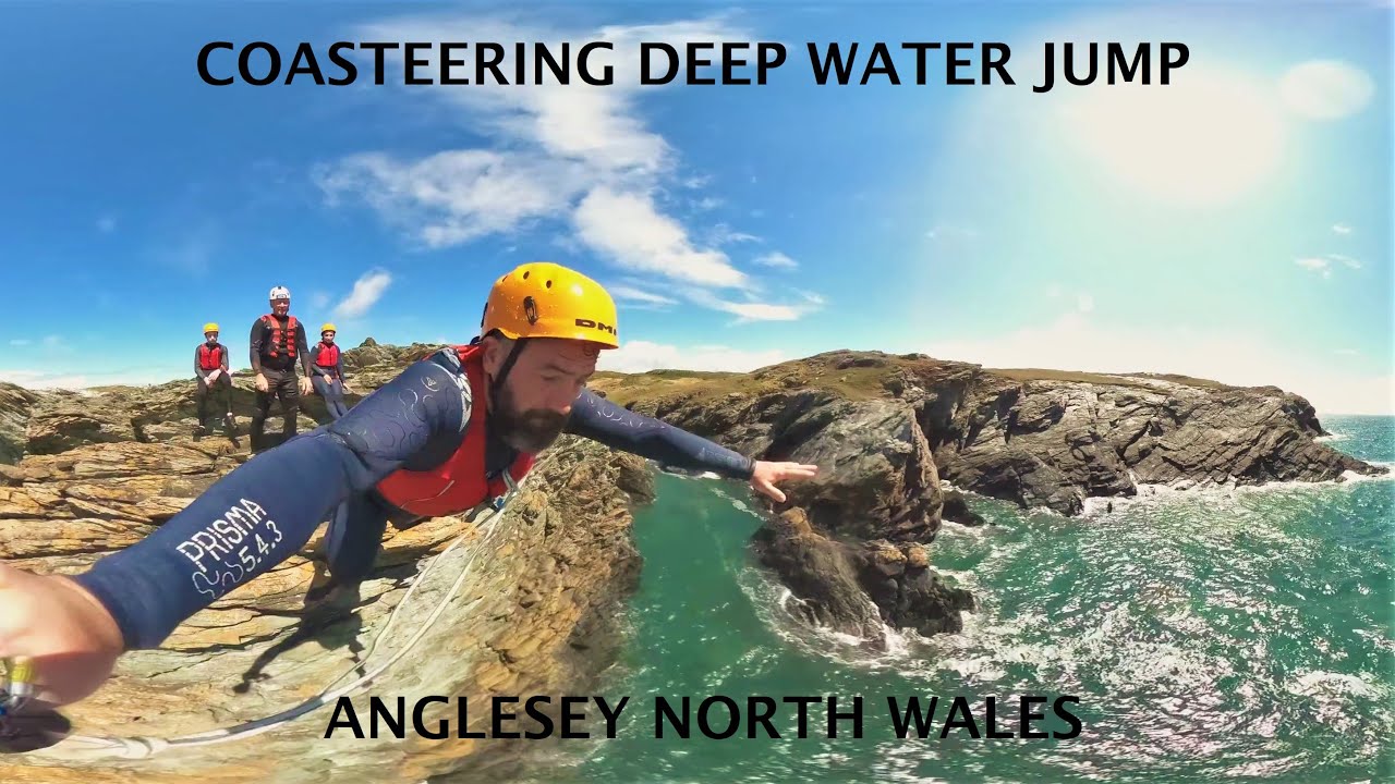 Coasteering with Active Cymru on the Spectacular Anglesey Sea Cliffs in North Wales