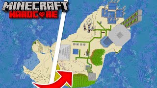 I Built an AUTOMATIC FARM ISLAND in Minecraft Hardcore!
