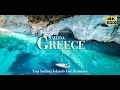 Greece sailing 4k  top holiday islands with relaxed lofi chill music