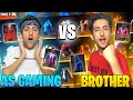 My brother challenge me for collection war  richest collection versus   garena free fire