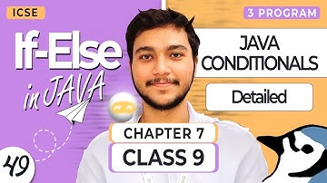 Java if else Statement Explained (ICSE 9 & 10)