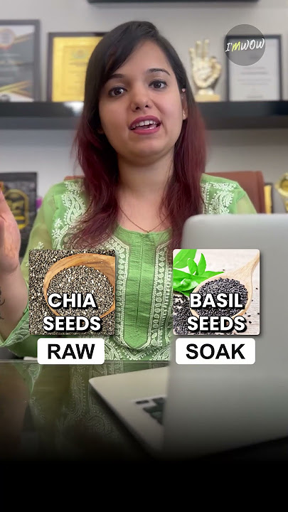 Chia Seeds Vs Basil Seeds #shorts