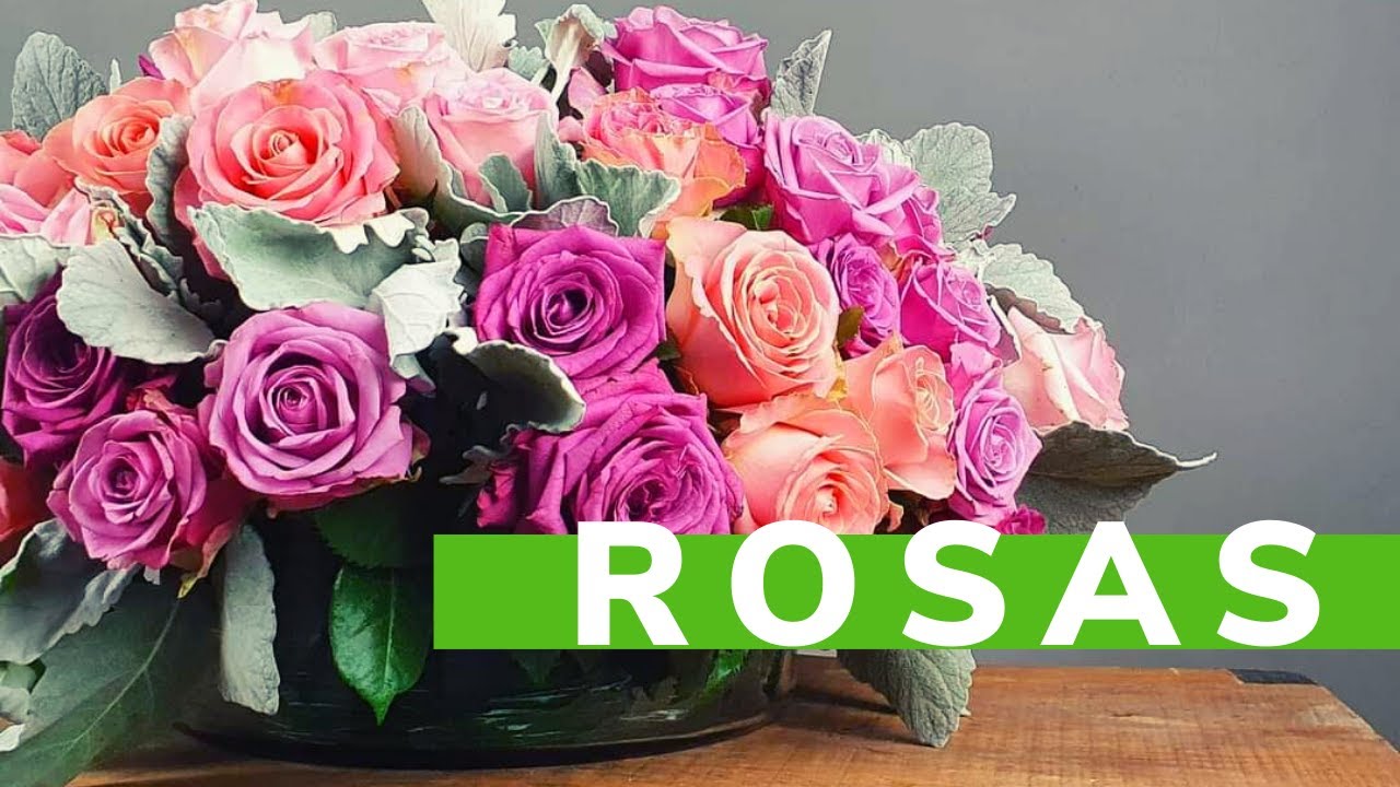 Arreglo floral con rosas