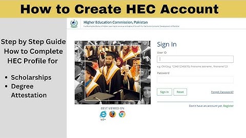 How to Create HEC Account | How to Register HEC Account | How to Complete HEC Common Profile