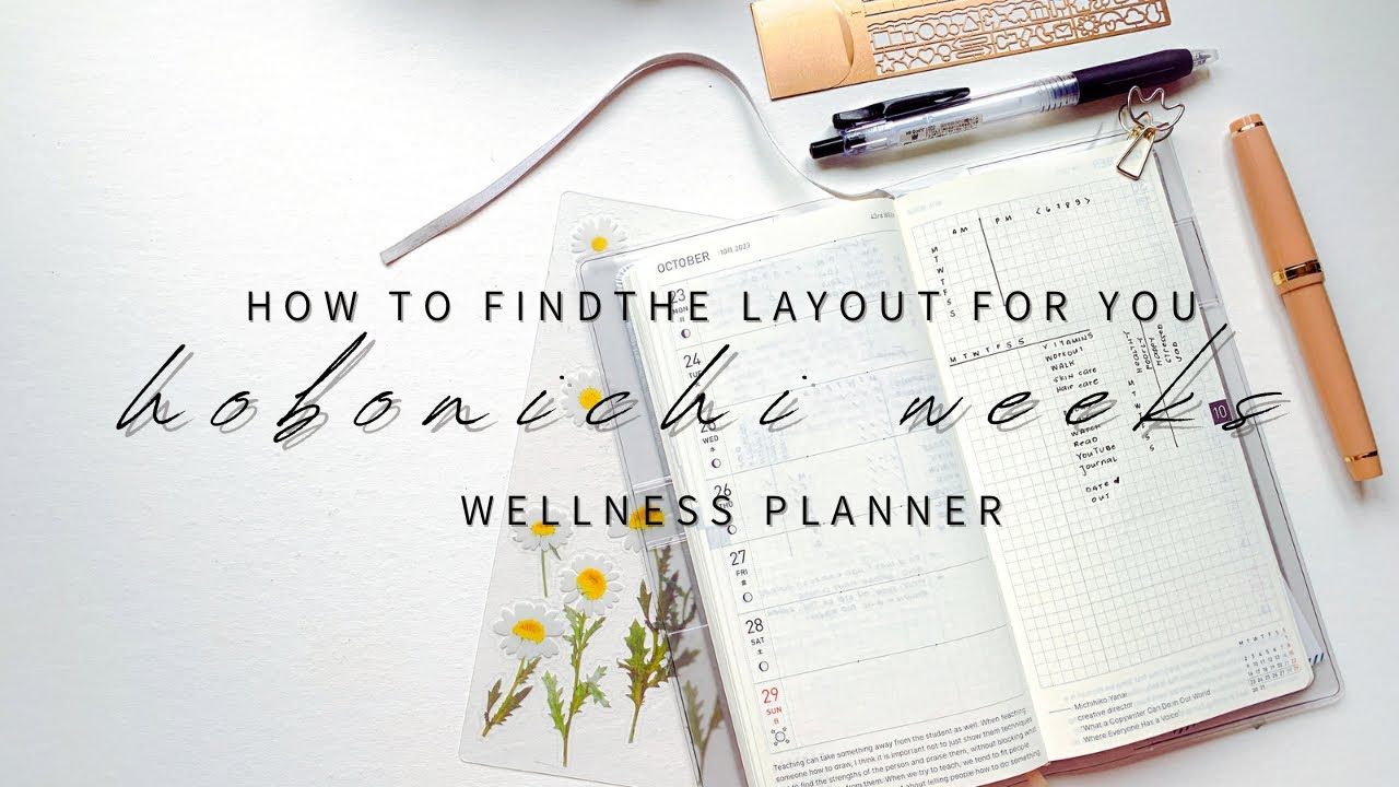 Plan with me & flip through Hobonichi Weeks wellness planner | How to find the layout that works