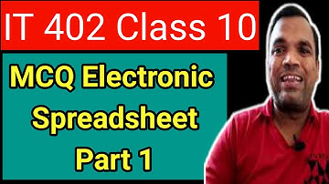Term 1 MCQ questions Electronic Spreadsheet Advanced | Analysing data using goalseek and scenarios