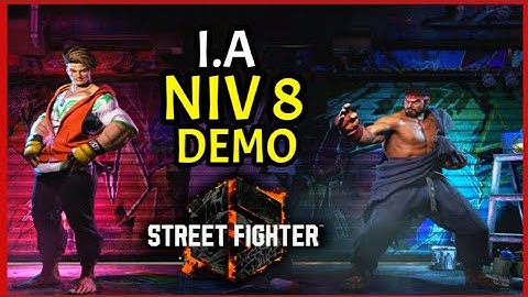 SF6 Demo - Luke vs Ryu I.A Level 8 [PS5 4K/60fps]