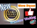 New money earning site 100 working with wit.raw proof