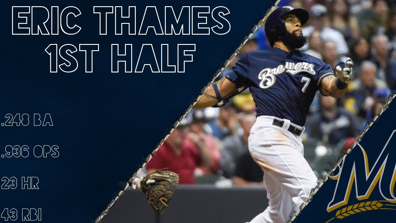 Eric Thames 2017 1st Half Highlights
