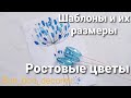 Шаблоны для Ростовых цветов из органзы