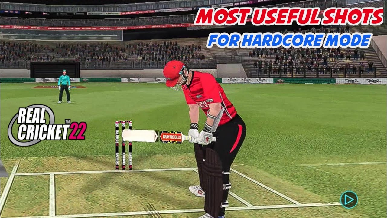 Most Useful Shots for Real cricket 22 Hardcore Mode ! - YouTube