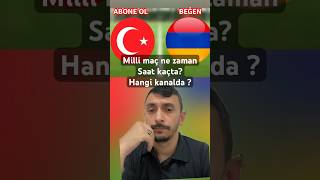 Milli Maç Ne Zaman? Türkiye Ermenistan Maçı Saat Kaçta, Hangi Kda? Bi̇lgi̇ler Yorumda