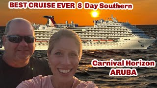 Carnival Horizon ARUBA! Carnival Best of Aruba & EAGLE BEACH &  SUNSET CRUISE   BEST CRUISE EVER!