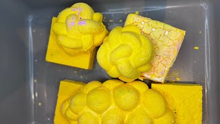 Yellow Reforms and Pasted Blocks | Gym Chalk Crush | Chalk Art | ASMR