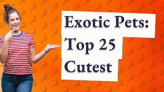Can I Own an Exotic Pet? Top 25 Cutest Choices