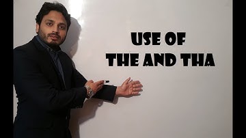 The v/s Tha (What to pronounce?) ..By Ali Raza Kazmi