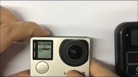 Suptig wifi remote with gopro hero 4 pairing