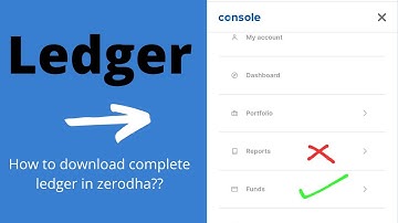How to download ledger in Zerodha | Ledger in Zerodha | Download complete Ledger #kite #zerodha