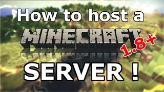 At adskille Rejse tiltale Min How to host a Minecraft Server in 1.8 - Latest Tutorial 2015 [HD] - YouTube
